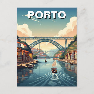 Carte Postale Porto River Cruise Portugal Voyage