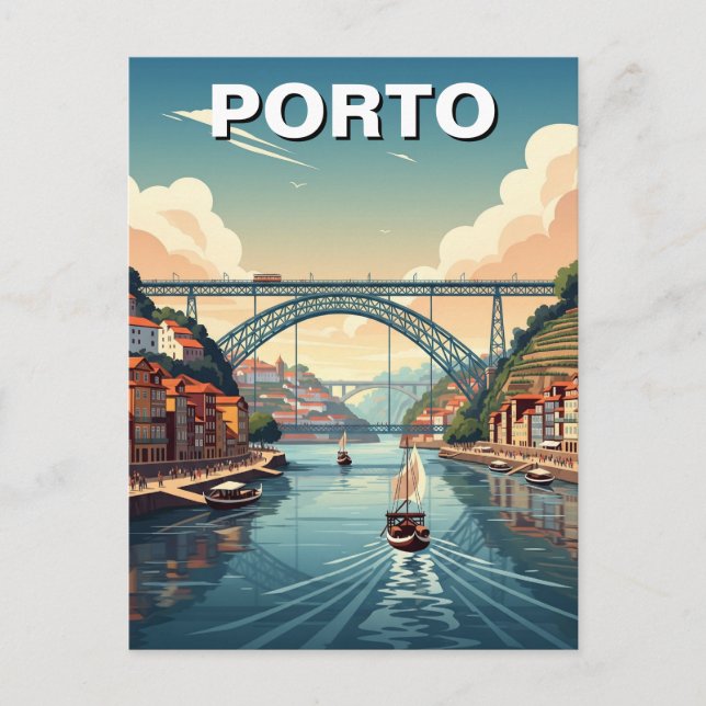 Carte Postale Porto River Cruise Portugal Voyage (Devant)