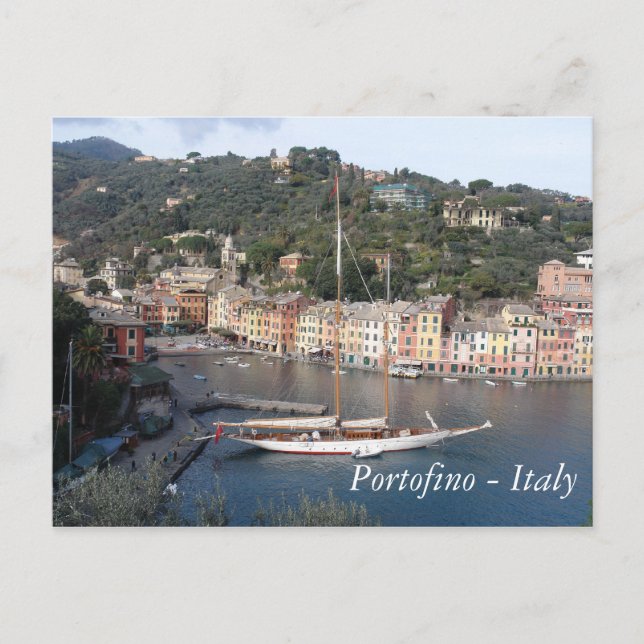 carte postale - Portofino - Italie (Devant)