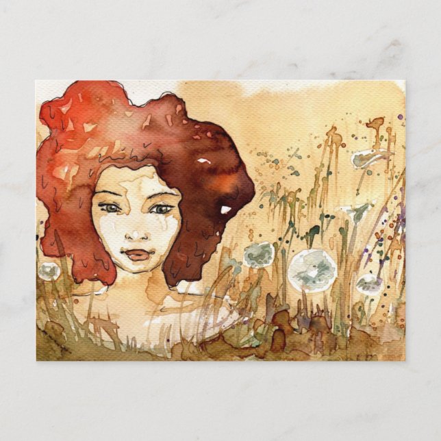 Carte Postale Portrait Abstrait 3 (Devant)