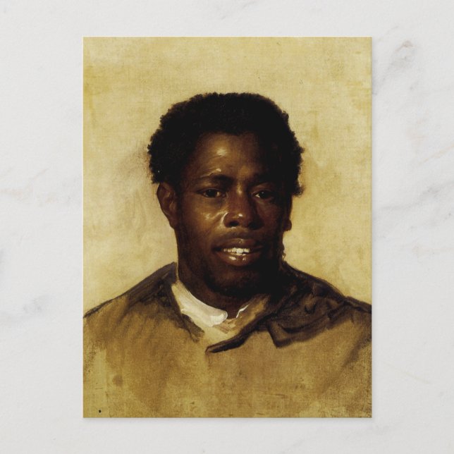 Carte Postale Portrait afro-américain (Devant)