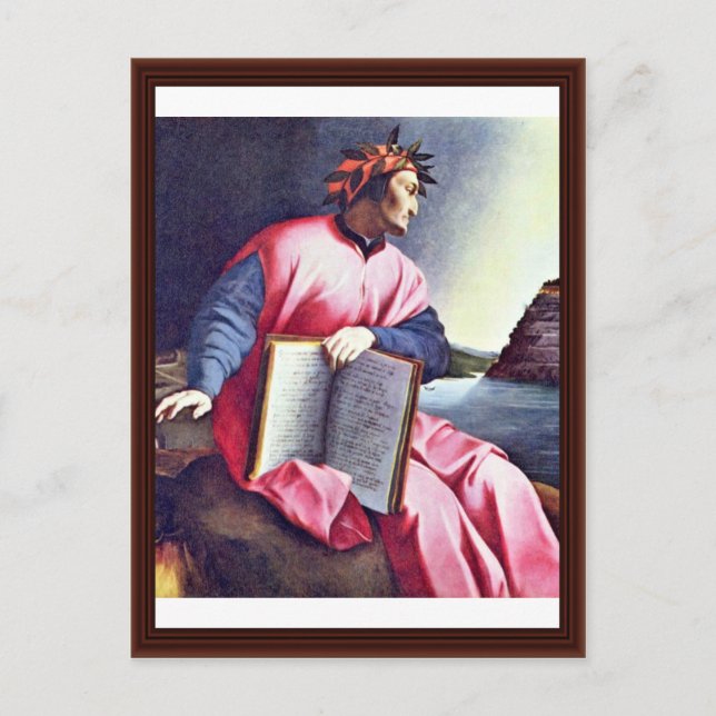 Carte Postale Portrait Allégorique De Dante (Devant)