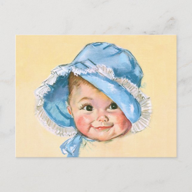 Carte Postale Portrait bébé mignon (Devant)
