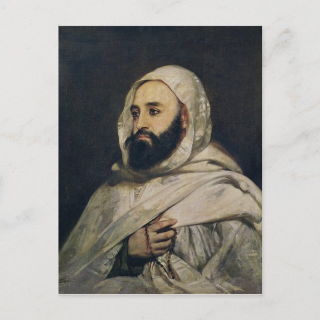 Carte Postale Portrait d'Abd el-Kader (Devant)