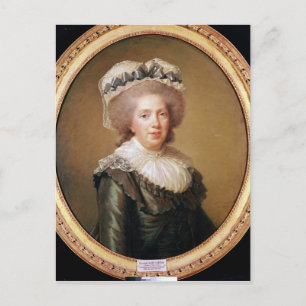 Carte Postale Portrait d'Adélaïde de France 1791