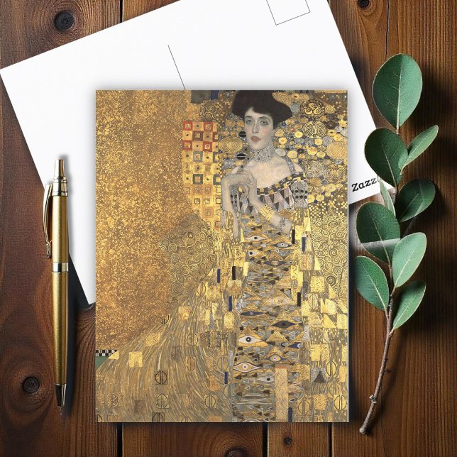 Carte Postale Portrait d'Adele Bloch-Bauer 1, Klimt Art (Créateur téléchargé)