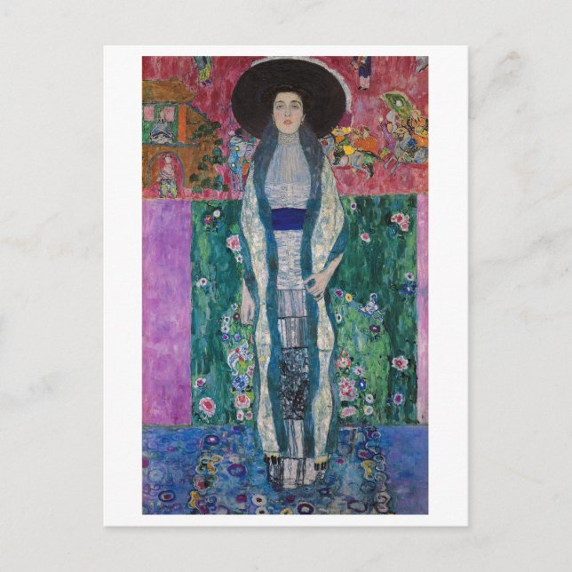 Carte Postale Portrait d'Adèle Bloch Bauer, Gustav Klimt (Devant)