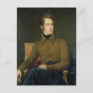 Carte Postale Portrait d'Alphonse de Lamartine, 1831