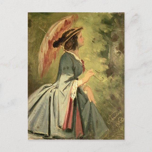 Carte Postale Portrait d'Anna, fille de l'artiste, 1860 (Devant)