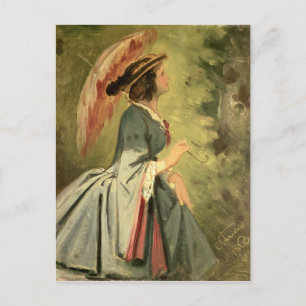 Carte Postale Portrait d'Anna, fille de l'artiste, 1860