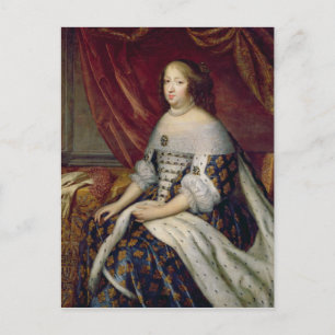 Carte Postale Portrait d'Anne d'Autriche Reine de France