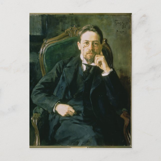 Carte Postale Portrait d'Anton Pavlovich Chekhov, 1898 (Devant)