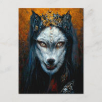 Portrait d'Art numérique d'un loup-garou
