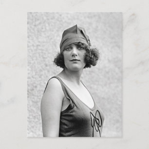Carte Postale Portrait de Baigneuse, 1922