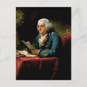 Carte Postale Portrait de Benjamin Franklin