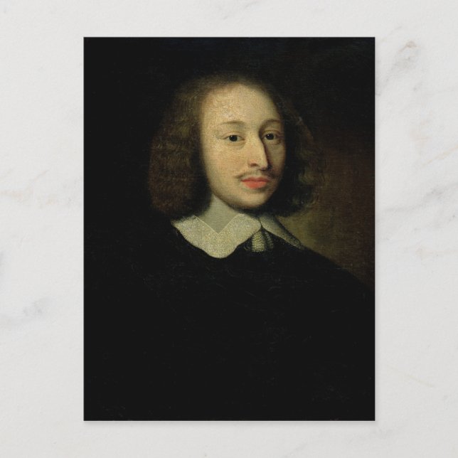 Carte Postale Portrait de Blaise Pascal (Devant)