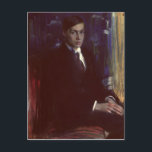 Carte Postale Portrait de Boris Pasternak<br><div class="desc">Portrait de Boris Pasternak | par A. A. Murashko | Lieu de l'art : Musée d'Irkoutsk,  Russie | Artiste russe | Numéro de collection d'images : BAL209464</div>