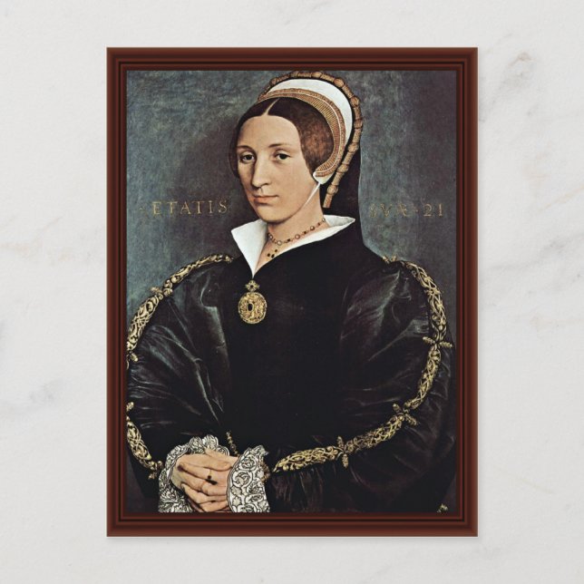 Carte Postale Portrait De Catarina Howard 5Ème Épouse Du Roi Hen (Devant)