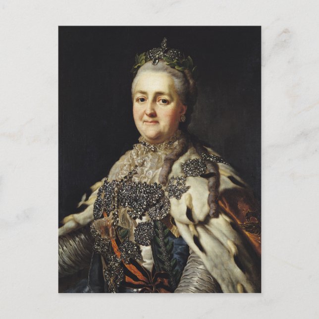 Carte Postale Portrait de Catherine II de Russie 2 (Devant)
