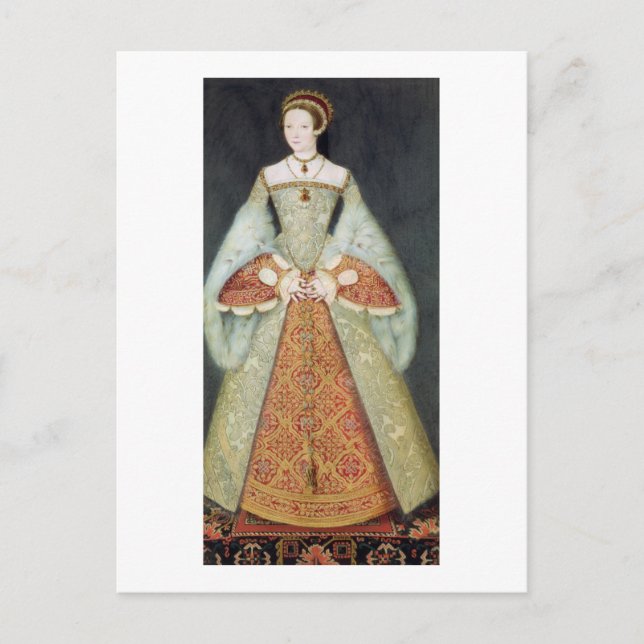 Carte Postale Portrait de Catherine Parr (1512-48) (Devant)
