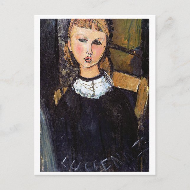 Carte Postale Portrait de Ceroni, Modigliani (Devant)