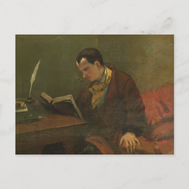 Carte Postale Portrait de Charles Baudelaire 1847 (Devant)