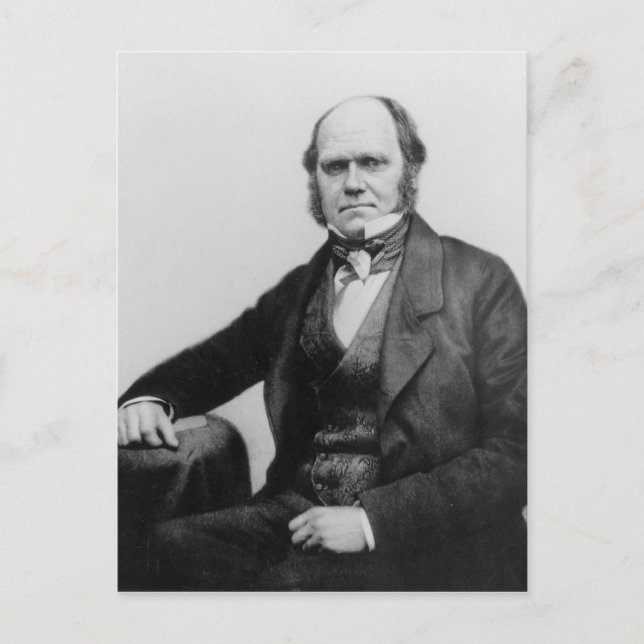 Carte Postale Portrait de Charles Darwin, 1854 (Devant)