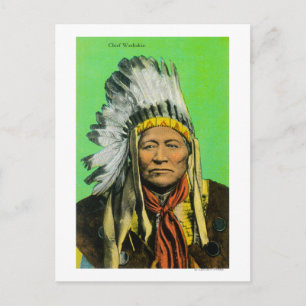 Carte Postale Portrait de chef Washakie