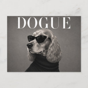 Carte Postale Portrait de chien Cocker Spaniel de luxe