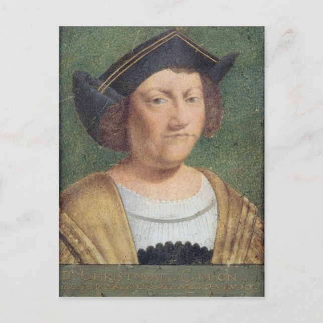 Carte Postale Portrait de Christophe Colomb (Devant)