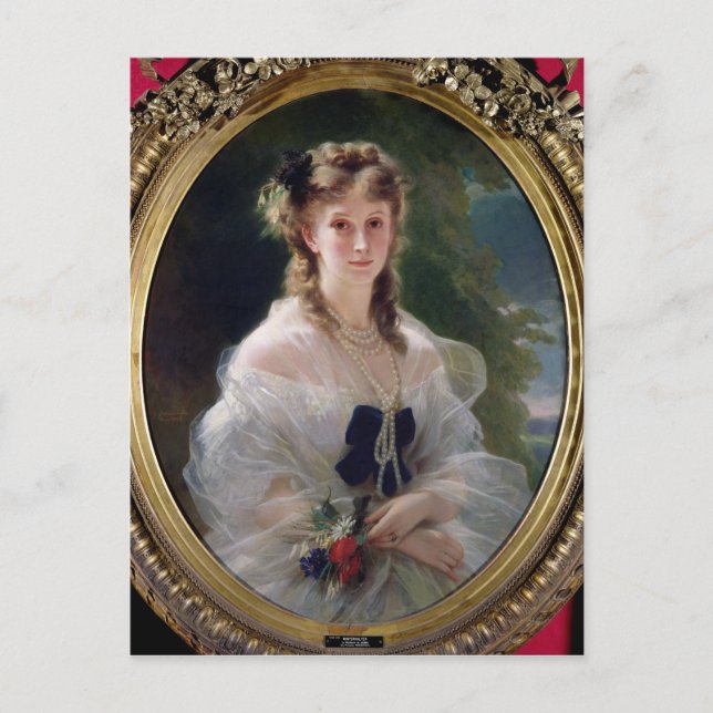 Carte Postale Portrait de comtesse de Sophie Troubetskoy de (Devant)