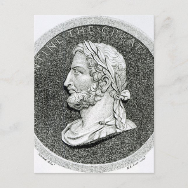 Carte Postale Portrait de Constantin le Grand (Devant)