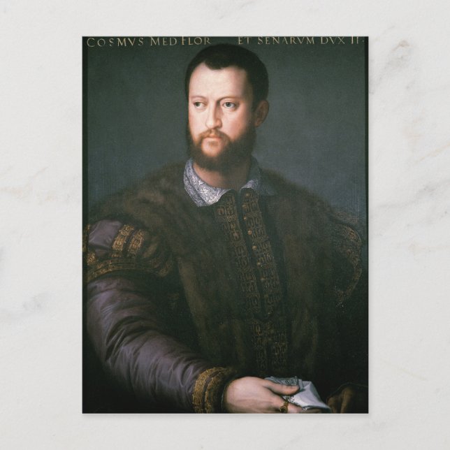 Carte Postale Portrait de Cosimo I de'Medici, XVIe siècle (Devant)