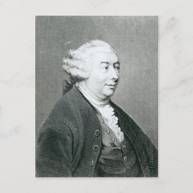 Carte Postale Portrait de David Hume (Devant)