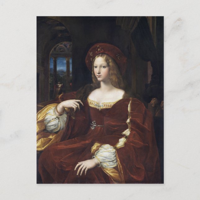 Carte Postale Portrait de Doña Isabel de Request par Raphael (Devant)