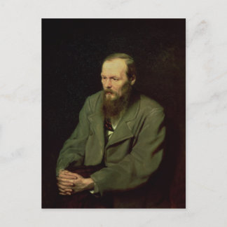 Carte Postale Portrait de Fiodor Dostoïevski 1872
