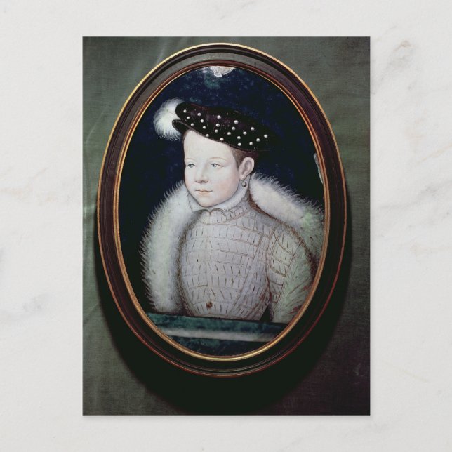 Carte Postale Portrait de François II comme Dauphin de France (Devant)