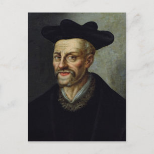 Carte Postale Portrait de François Rabelais