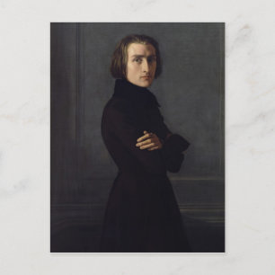 Carte Postale Portrait de Franz Liszt 1839