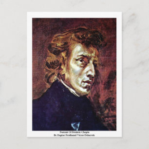 Carte Postale Portrait De Frédéric Chopin