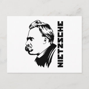 Carte postale portrait de Frederich Nietzsche
