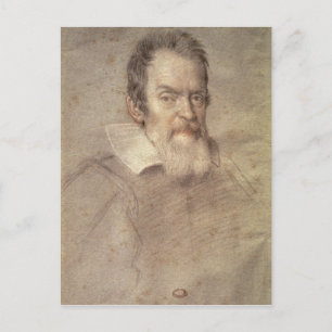 Carte Postale Portrait de Galileo Galilei Astronome