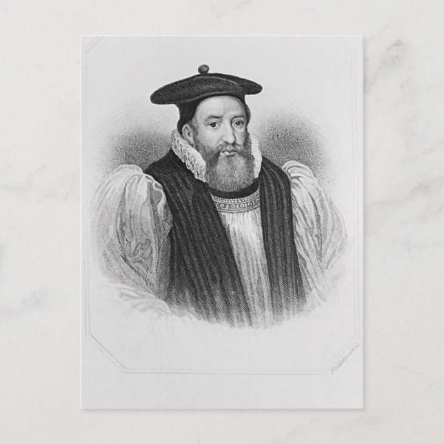Carte Postale Portrait de George Abbot Archevêque de (Devant)