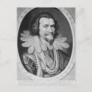 Carte Postale Portrait de George Villiers