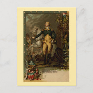 Carte Postale Portrait de George Washington