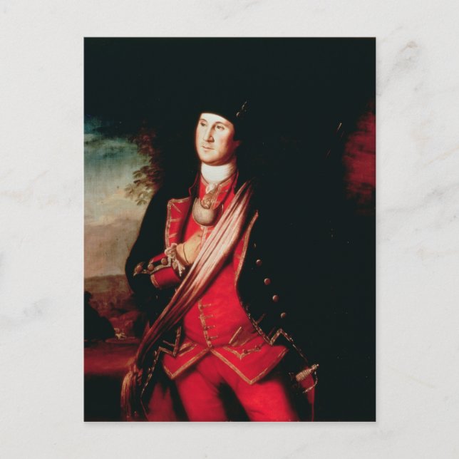 Carte Postale Portrait de George Washington 1772 (Devant)