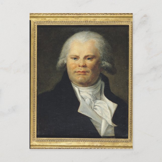 Carte Postale Portrait de Georges Danton (Devant)