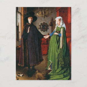 Carte Postale Portrait de Giovanni Arnolfini et sa femme