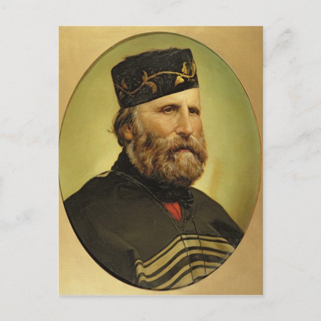 Carte Postale Portrait de Giuseppe Garibaldi (Devant)