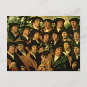 Carte Postale Portrait de groupe de la compagnie de tir